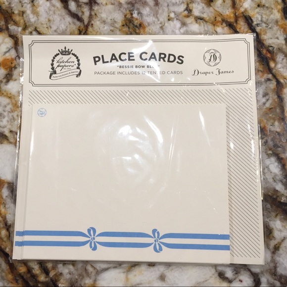 Place Cards by Draper James in Bessie Bow Blue. - Picture 8 of 8